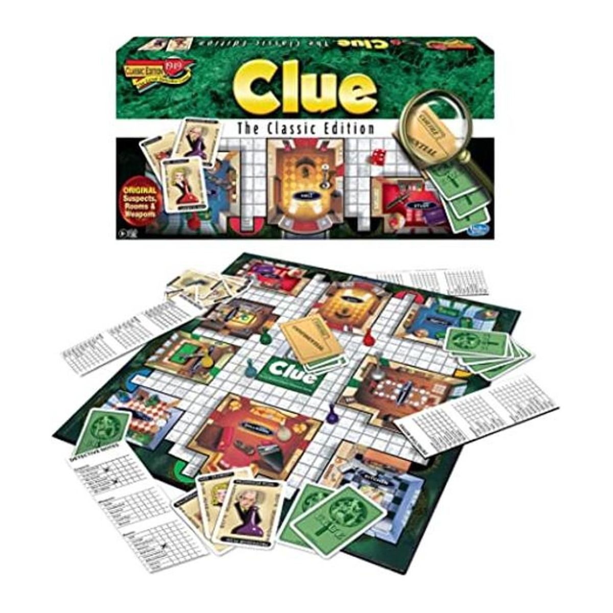 Jego de mesa de misterio de Winning Moves Clue Edición
