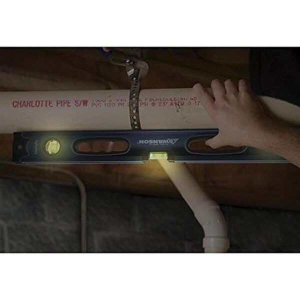 Swanson 24 Caja Nivel con luces LED_4