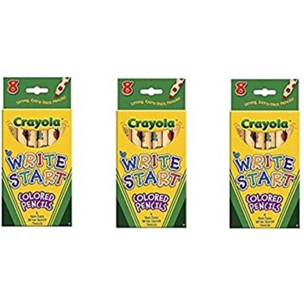 Crayola Write Start Lápices de colores paquete de 8_1