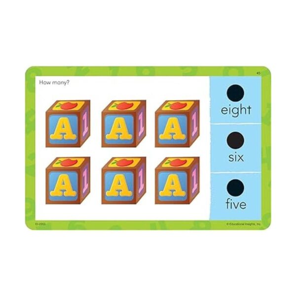 Educational Insights Hot Dots Jr. Tarjetas números y_5