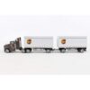 Tractor con 2 remolques Daron UPS Die Cast_4