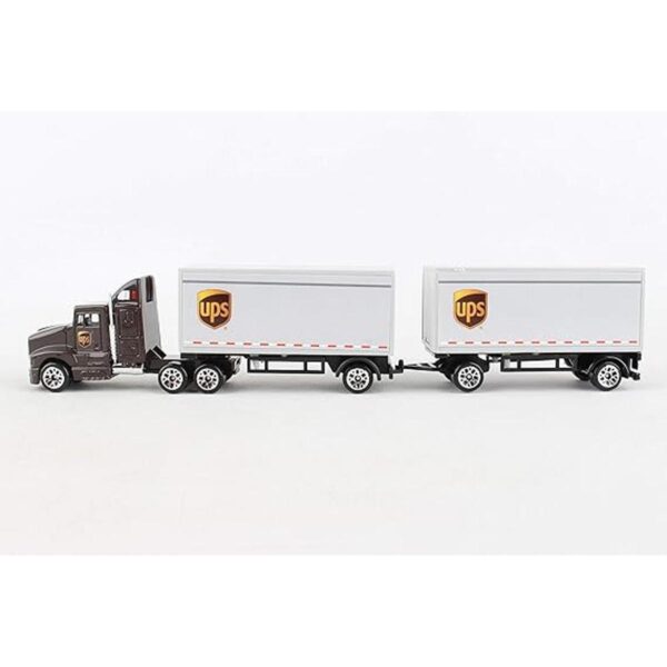 Tractor con 2 remolques Daron UPS Die Cast_4