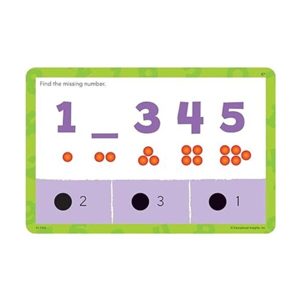 Educational Insights Hot Dots Jr. Tarjetas números y_4