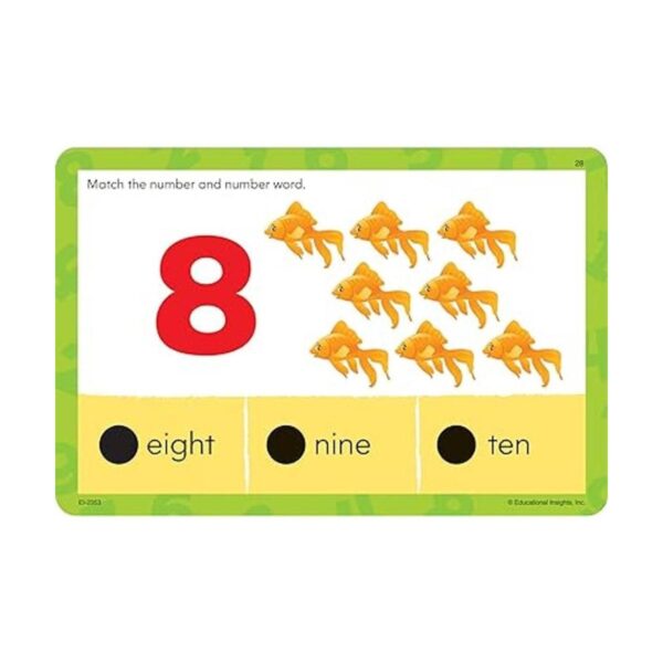 Educational Insights Hot Dots Jr. Tarjetas números y_3