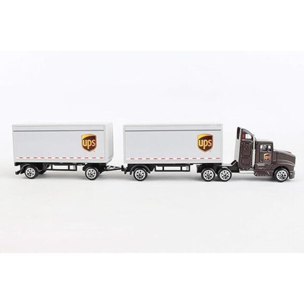 Tractor con 2 remolques Daron UPS Die Cast_5