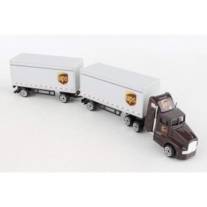 Tractor con 2 remolques Daron UPS Die Cast_1