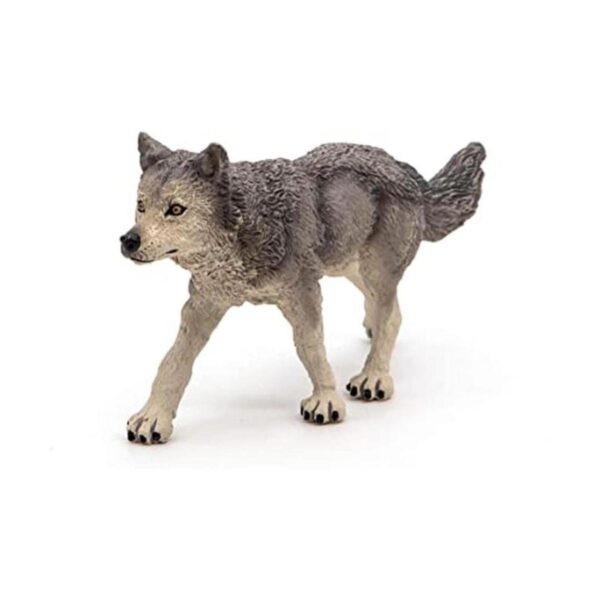 Figura de lobo gris de Wild Animal KIngdom de Papo_1