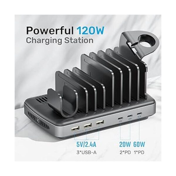 Unitek Estación de carga USB para múltiples dispositivos_2