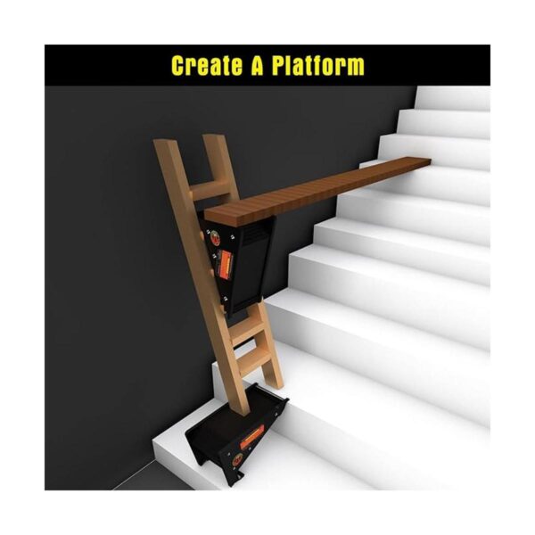 Nivelador de escalera escalera con almacenamiento_2