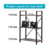 BON AUGURE Estantería industrial de 3 niveles estantes_4