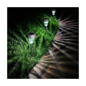 Enchanted Spaces Juego de 6 luces solares de metal para_1