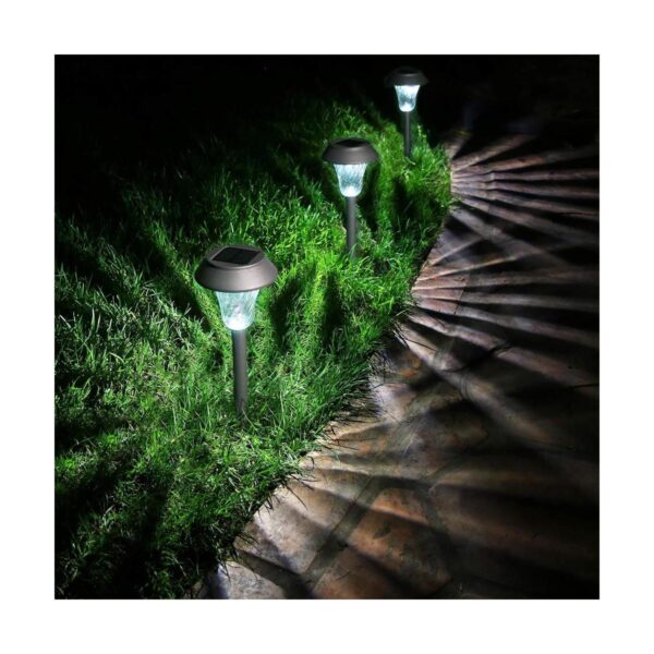 Enchanted Spaces Juego de 6 luces solares de metal para_1