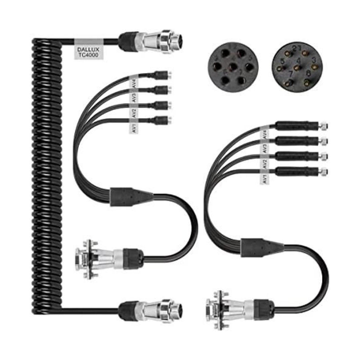 DALLUX Cable de remolque de bobina para vehículo