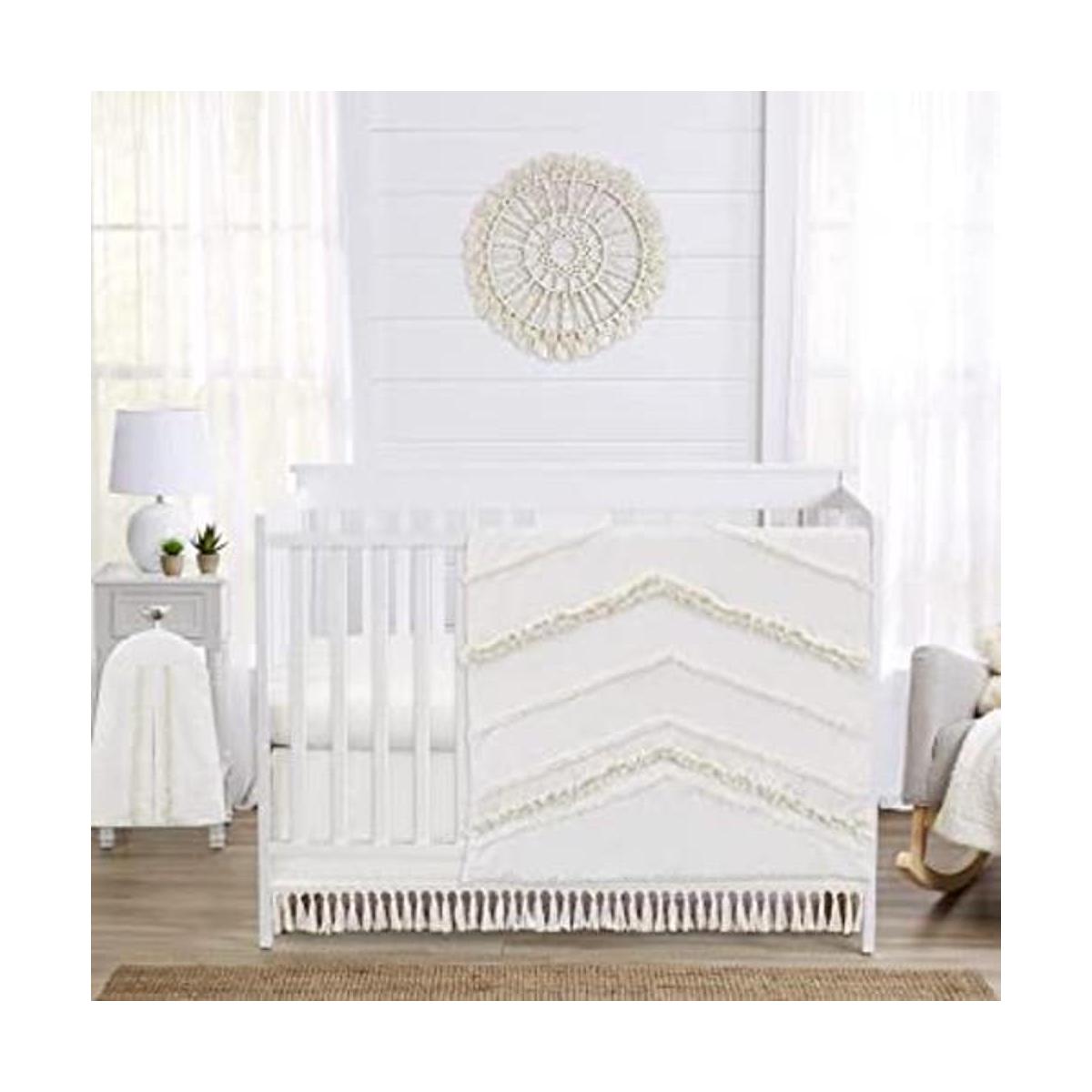 Sweet Jojo Designs Marfil Juego de ropa de cama bohemio