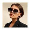 Topfoxx Raya x Vixen Gafas de sol de ojo de gato negras_6