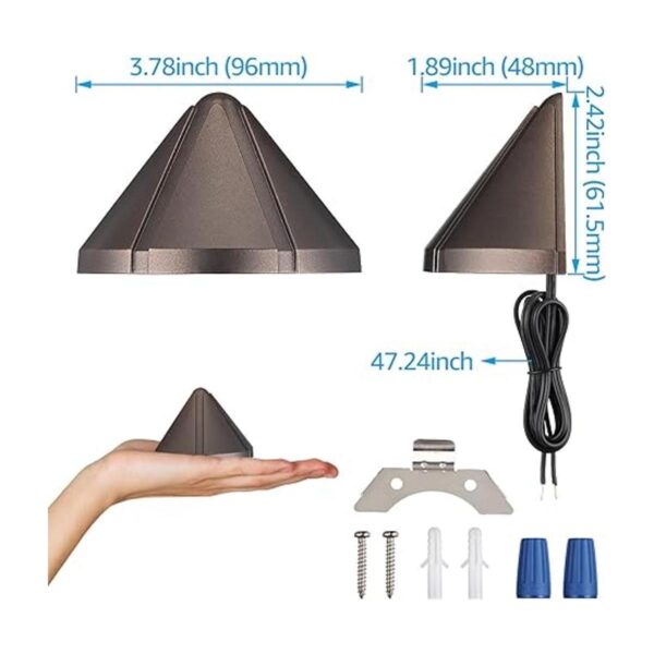 LEONLITE Paquete de 8 luces LED de 5 W de bajo voltaje_3