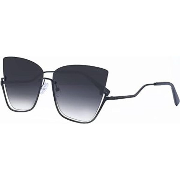 Topfoxx Raya x Vixen Gafas de sol de ojo de gato negras_2