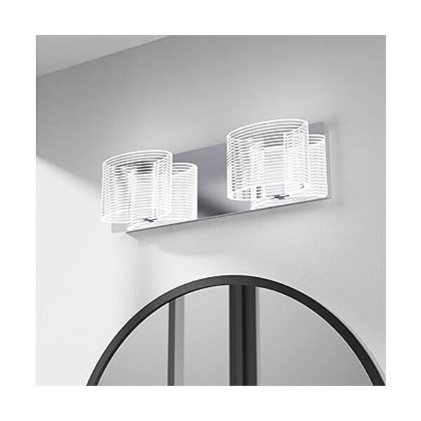 Lámpara de baño LED con espejo de 16.1 in con pantalla_3
