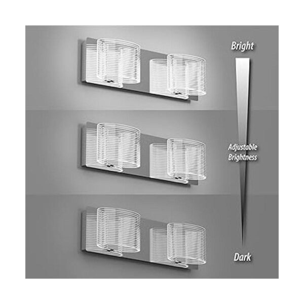 Lámpara de baño LED con espejo de 16.1 in con pantalla_6
