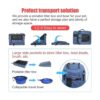 Prutapet Portabicicletas grande para gatos de 24 x 16.5 x_5