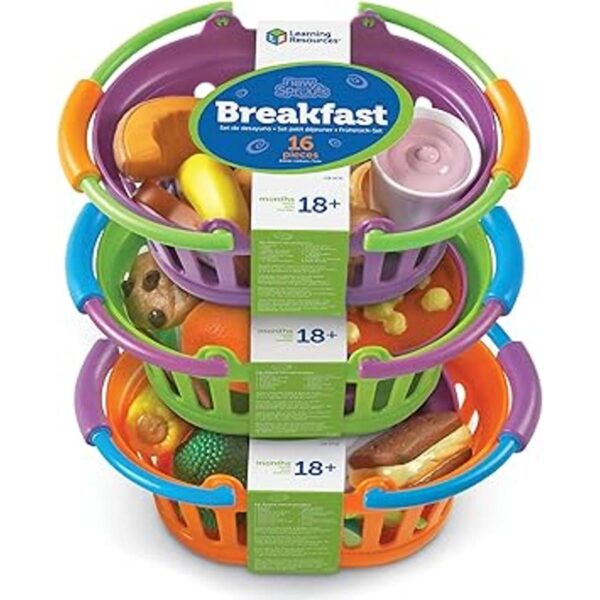 Paquetes de desyuno comida y cena de juguete de Learning_6