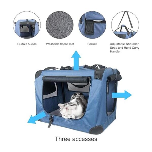 Prutapet Portabicicletas grande para gatos de 24 x 16.5 x_4