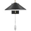 Modway EEI5296BLK Lámpara de pared color negro