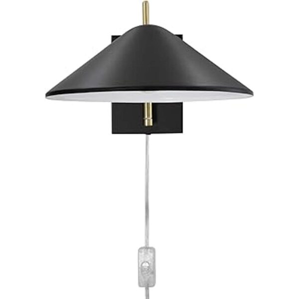 Modway EEI5296BLK Lámpara de pared color negro