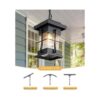 EERU Lámpara colgante exterior con cadena ajustable con_2