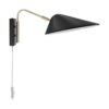 Modway EEI5296BLK Lámpara de pared color negro