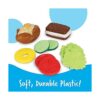 Paquetes de desyuno comida y cena de juguete de Learning_5