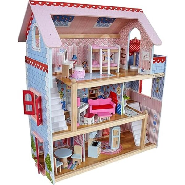 Muñeca Chelsea Cottage con muebles KidKraft_1