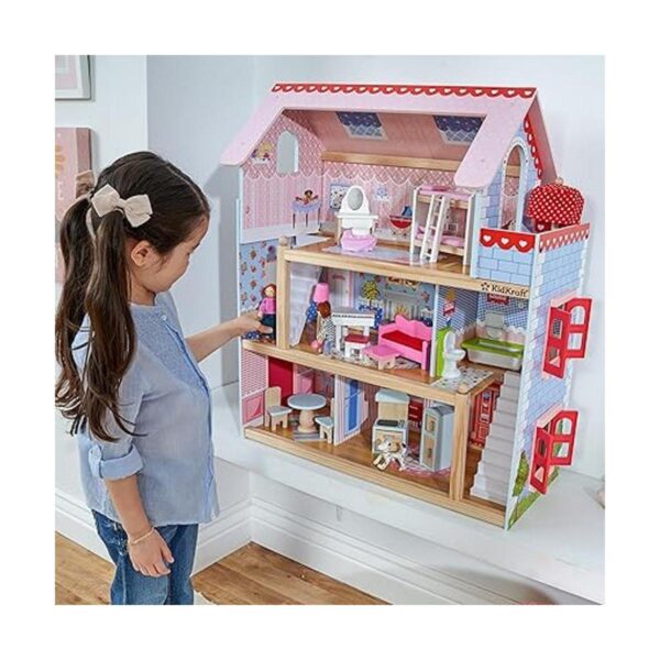 Muñeca Chelsea Cottage con muebles KidKraft_2