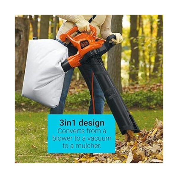 BLACKDECKER Soplahojas eléctrico 3 en 1 aspirador de_4