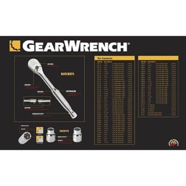 GEARWRENCH Juego de herramientas mecánicas de