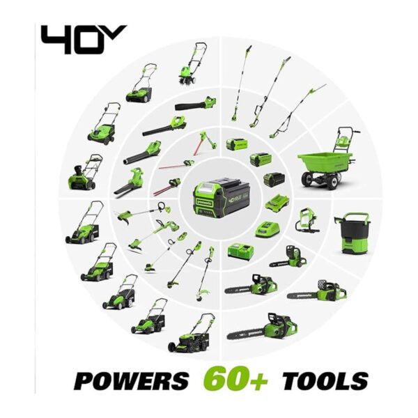 Greenworks Luz de trabajo LED de 2000 lúmenes de 40 V_6