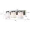 Canarm IVL422A03BN Palmer tocador de baño de 3 luces