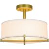 XiNBEi Lámpara de techo semiempotrada de 3 luces con_4
