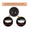 Luces solares para postes de luz LED para exteriores luz_2