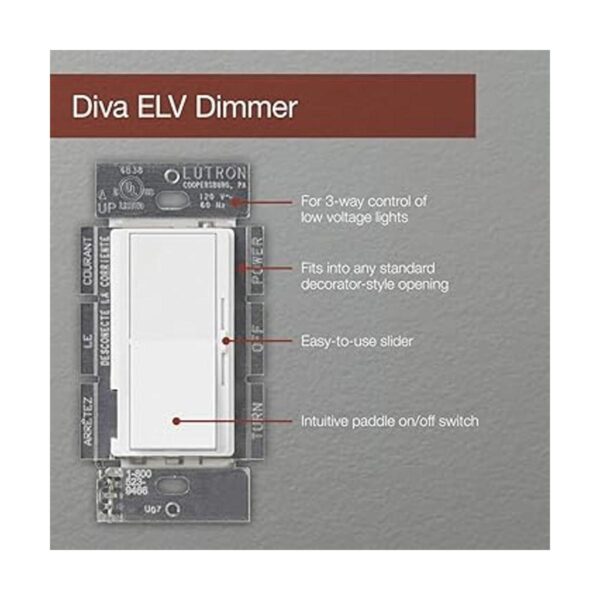 Lutron Diva Regulador electrónico de bajo voltaje 300_4