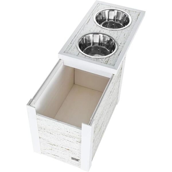 New Age Pet ECOFLEX Piedmont Cenador de 2 cuencos con