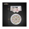 Partsam 20 luces LED redondas para camión 9 diodos_2