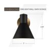 Sea Gull Lighting 4141301848 Towner Aplique de pared y