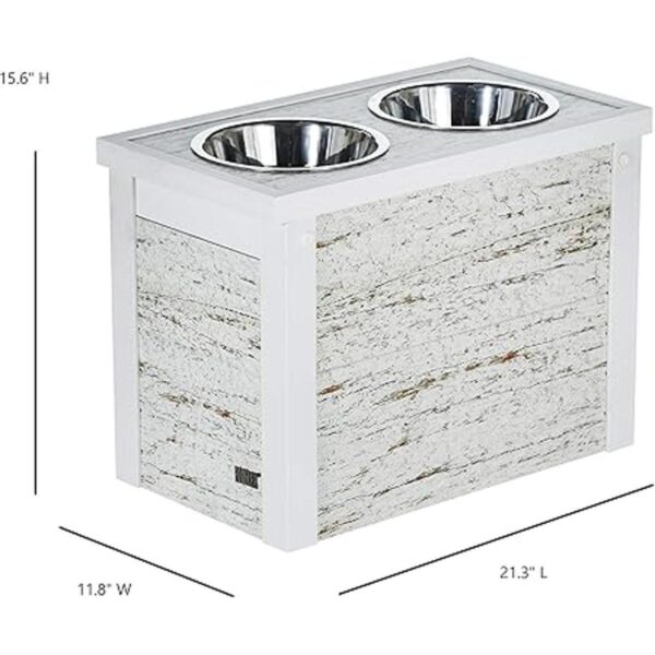 New Age Pet ECOFLEX Piedmont Cenador de 2 cuencos con