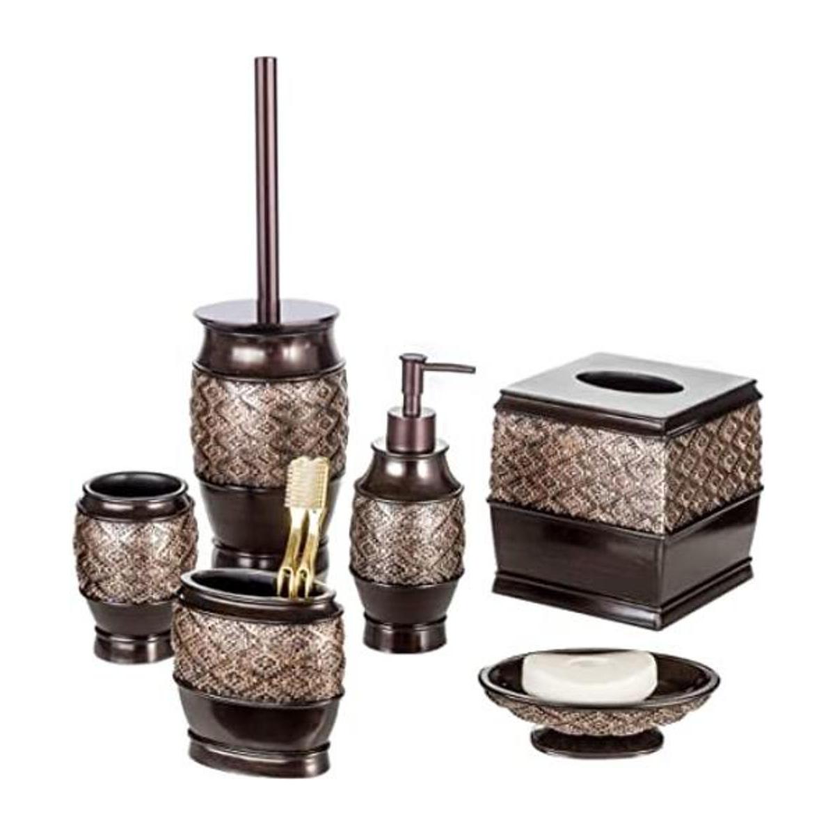 Creative Scents Dublin Juego de accesorios de baño de 6