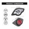 Driveup Kit de luz LED de lujo para carrito de golf Yamaha_4