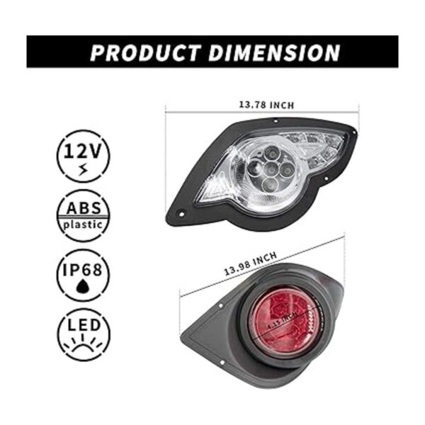 Driveup Kit de luz LED de lujo para carrito de golf Yamaha_4
