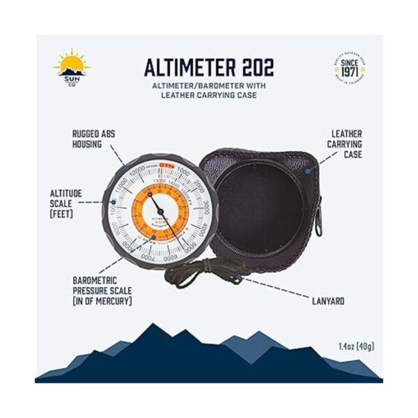 Sun Company Altimeter 202 Altímetro y barómetro sin_6