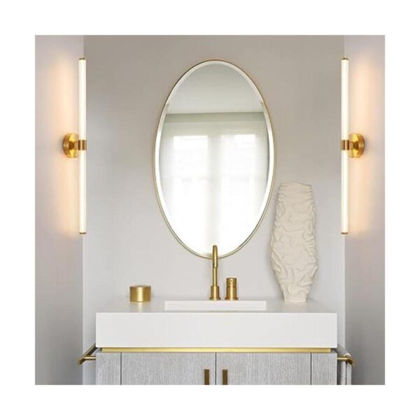 Gednbo Luces LED doradas para tocador de baño lámparas_3