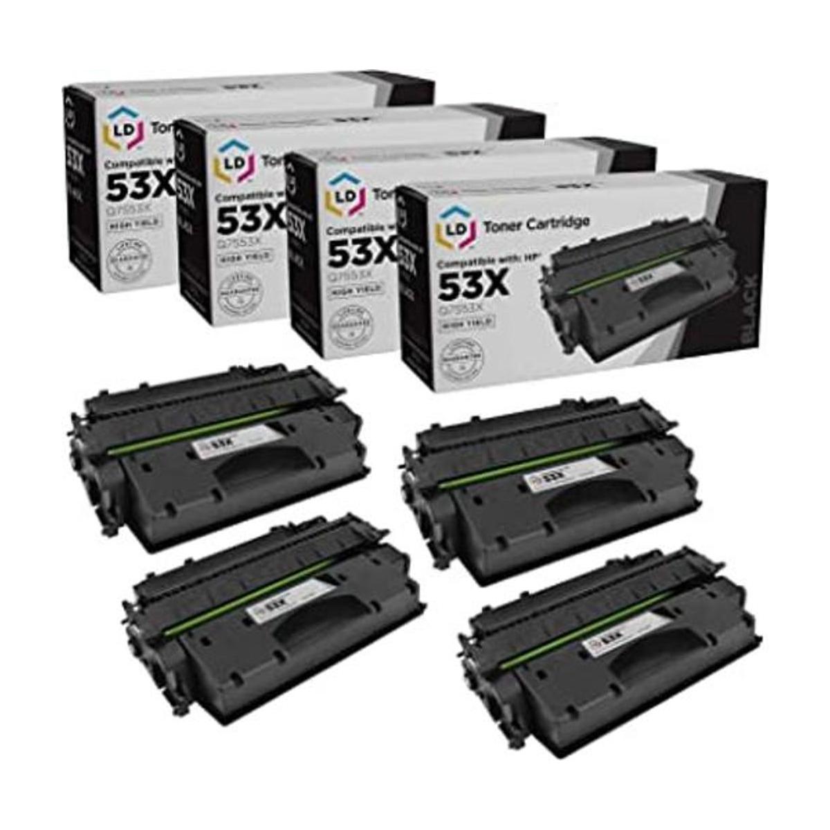 Cartucho de tóner compatible LD de repuesto para HP 53X